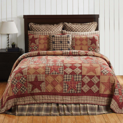 dawson star quilt farmhouse bed cover