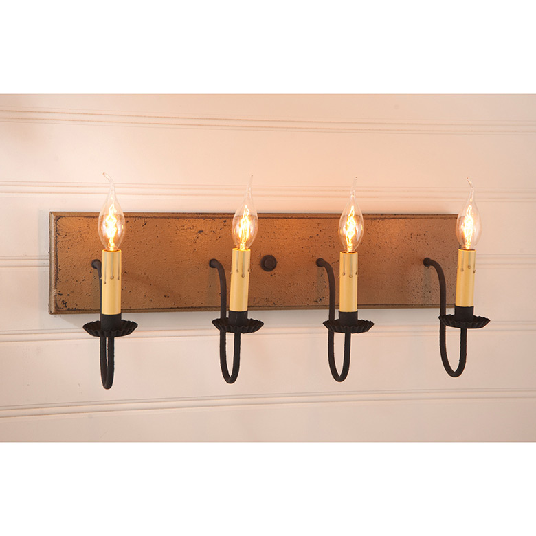 Four Arm Vanity Light in Americana Colors - Image 4