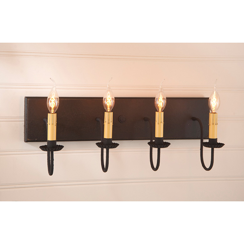 Four Arm Vanity Light in Americana Colors - Image 2