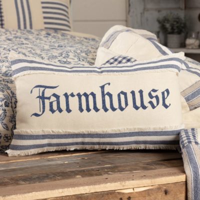doylestown farmhouse 12" x 20" pillow cover farmhouse pillowcase