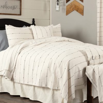 farmcloth stripe coverlet blanket twin farmhouse bed cover