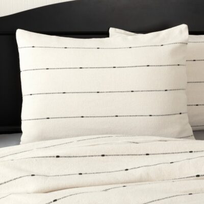 farmcloth stripe shams farmhouse pillow covers