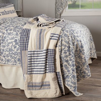 doylestown quilted throw farmhouse blanket
