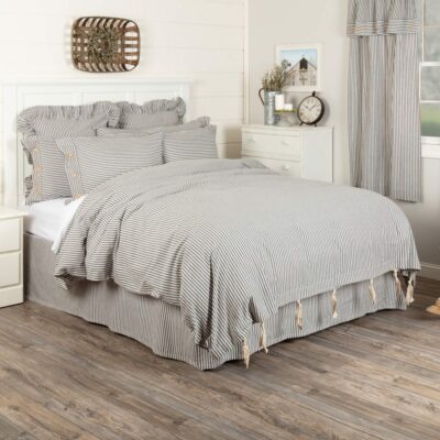 farmhouse ticking gray duvet covers farmhouse bed covers