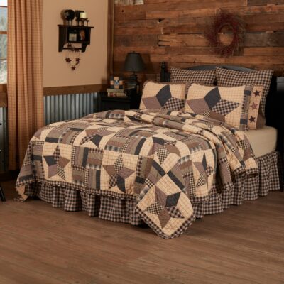 bingham star quilted bedding farmhouse bed covers