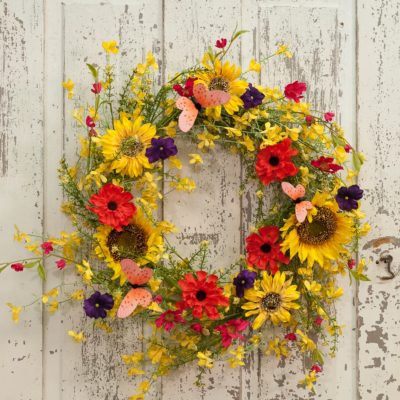 Wildflower Mix Wreath