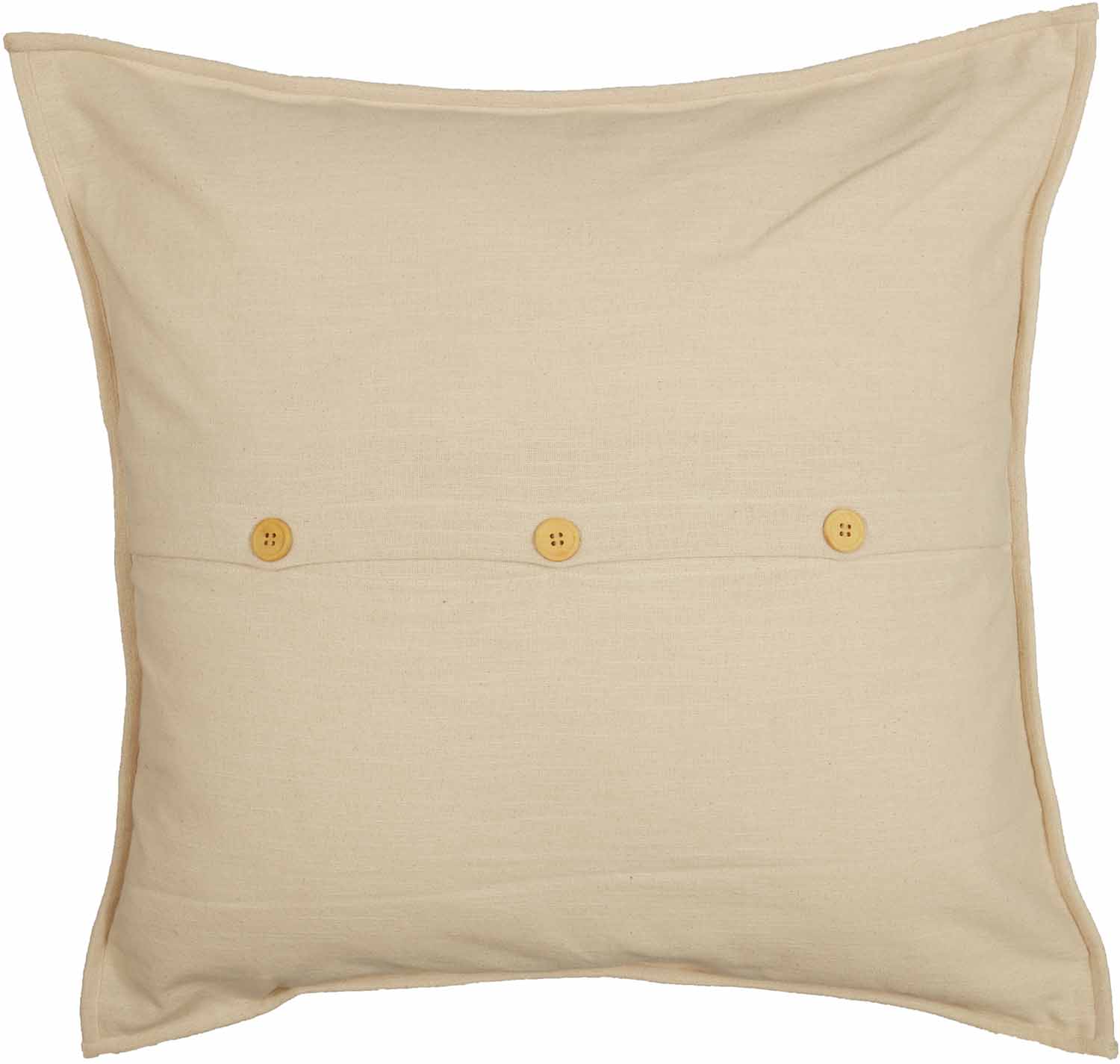 Market Place Red Ticking Stripe Quilted Euro Sham - Image 4