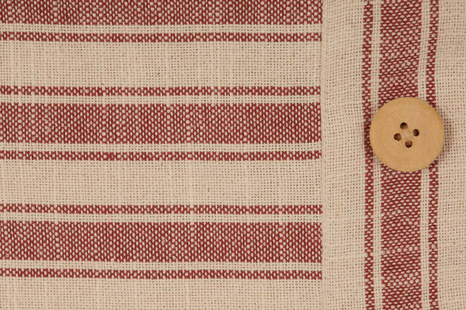 Market Place Red Ticking Stripe 12″ x 20″ Pillow Cover - Image 3
