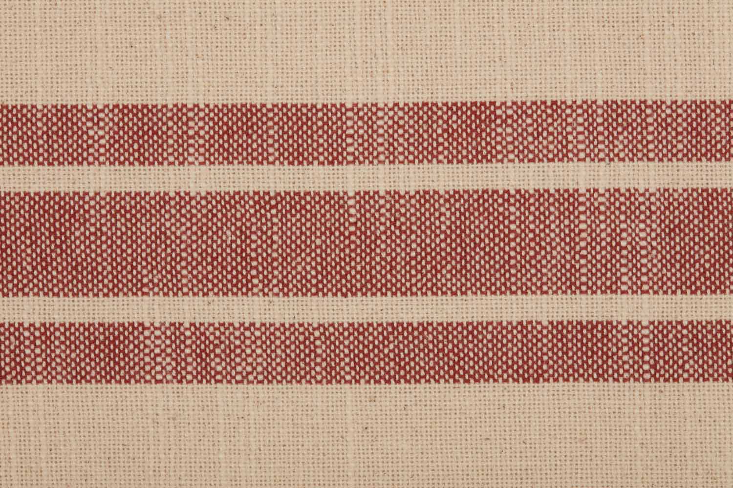 Market Place Red Grain Sack Stripe Table Runner - 36" - Image 8