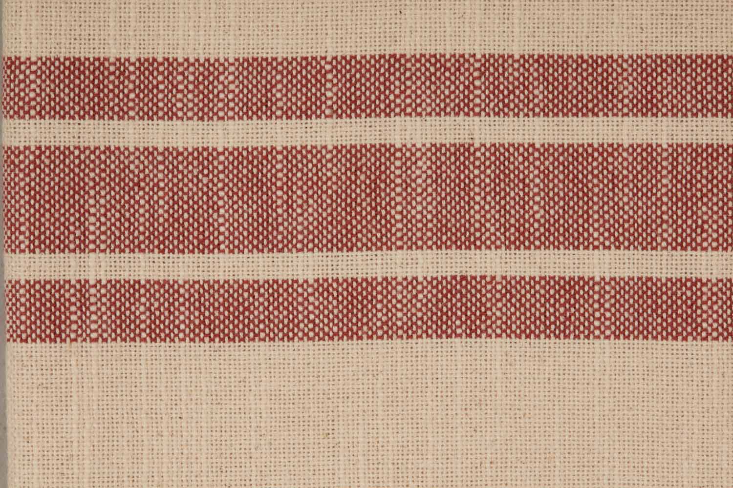 Market Place Red Grain Sack Stripe Tea Towel, Set/2 - Image 6