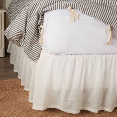 antique muslim white bed skirts farmhouse bed skirts