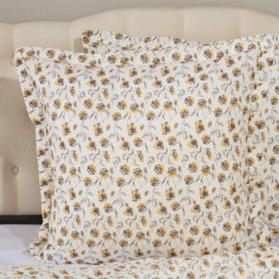 Morning Meadow Floral Euro Sham