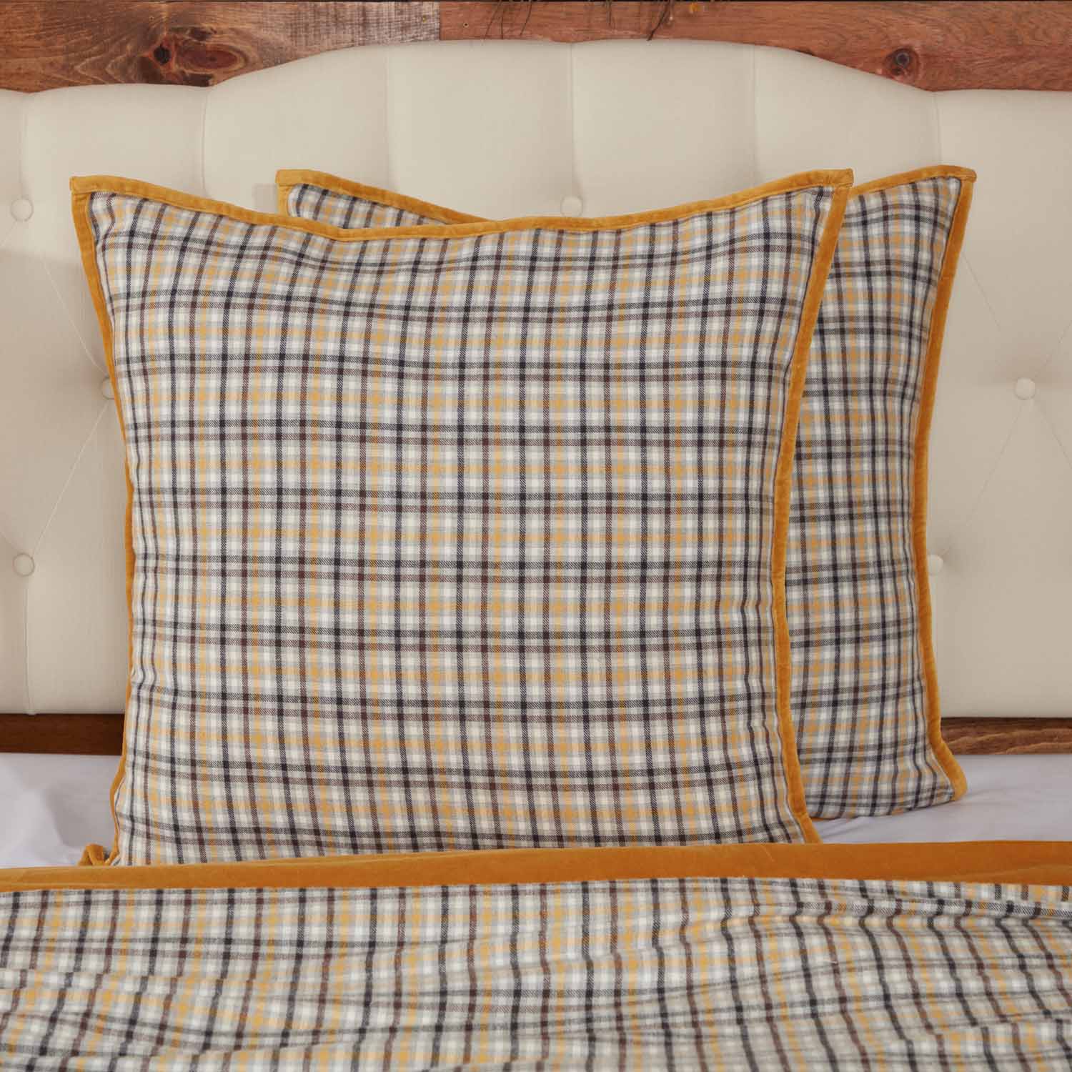 Morning Meadow Plaid Euro Sham - Image 2