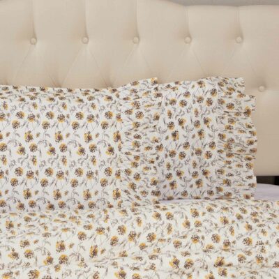 morning meadow floral pillow cases set/2 farmhouse pillow covers