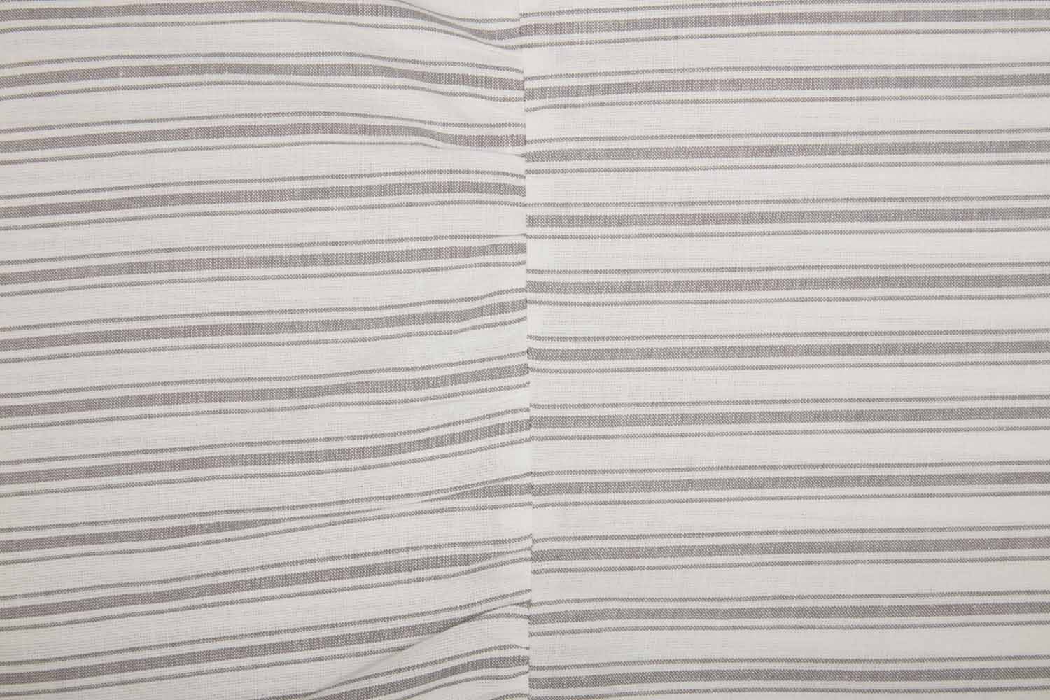 Timeless Ticking Gray Ruffled Shams - Set/2 - Image 3