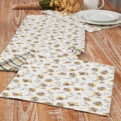 Morning Meadow Floral Table Runner - 90"