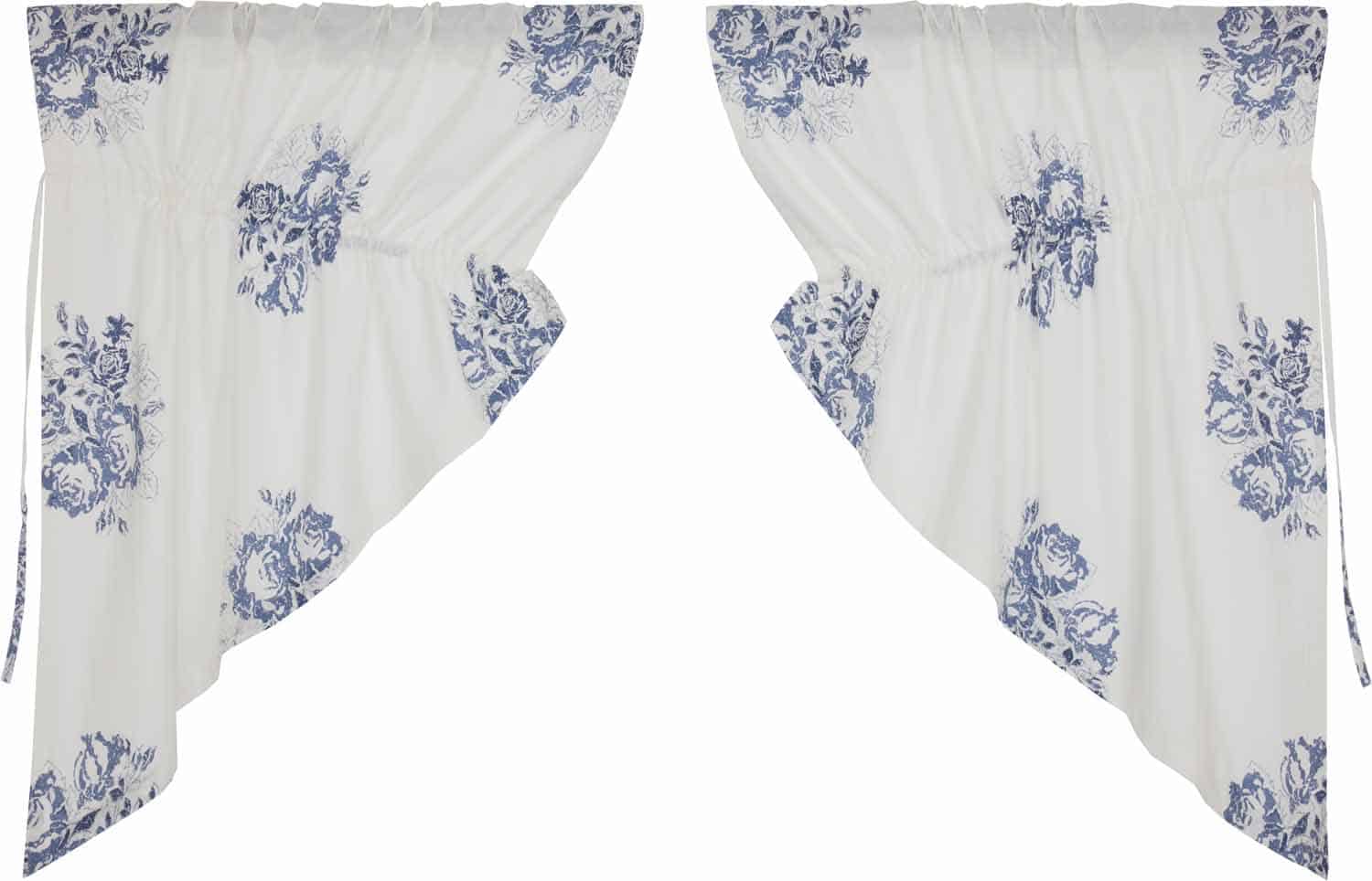 Lydia Blue Prairie Swag - 36" Set/2 - Image 4