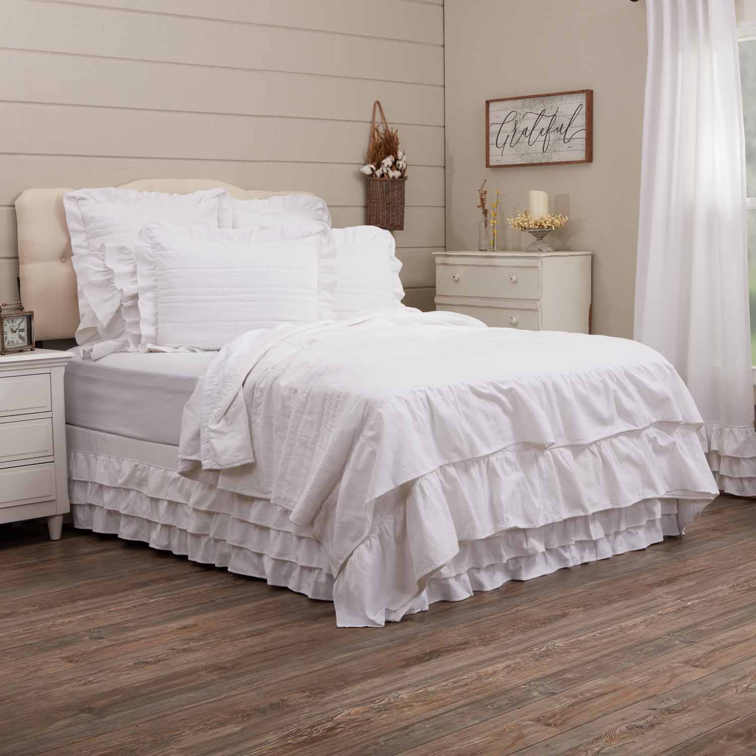 serenity quilt luxury king farmhouse king bed cover