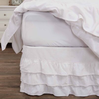 serenity bed skirt california king farmhouse king bed skirt