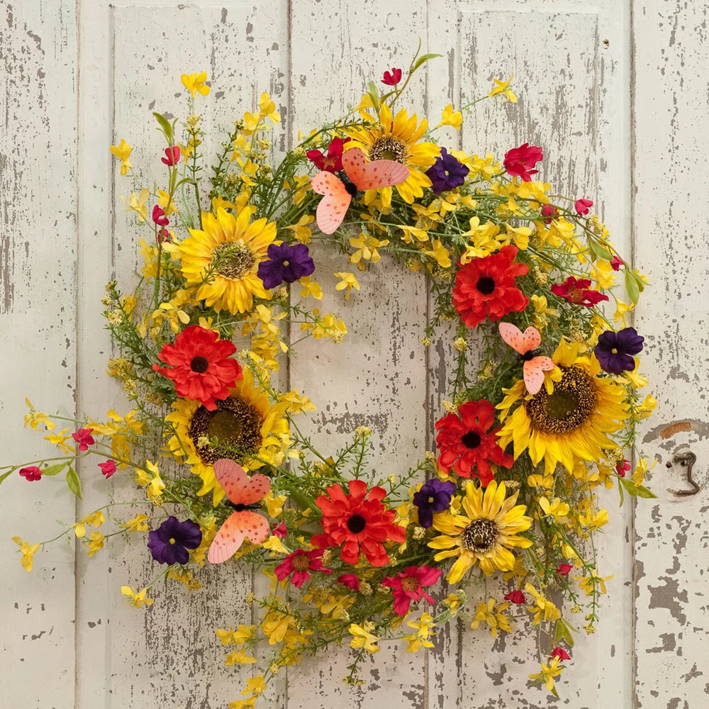 Wildflower Mix Wreath