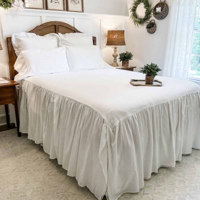 elizabeth ruffled bedspreads farmhouse bed covers