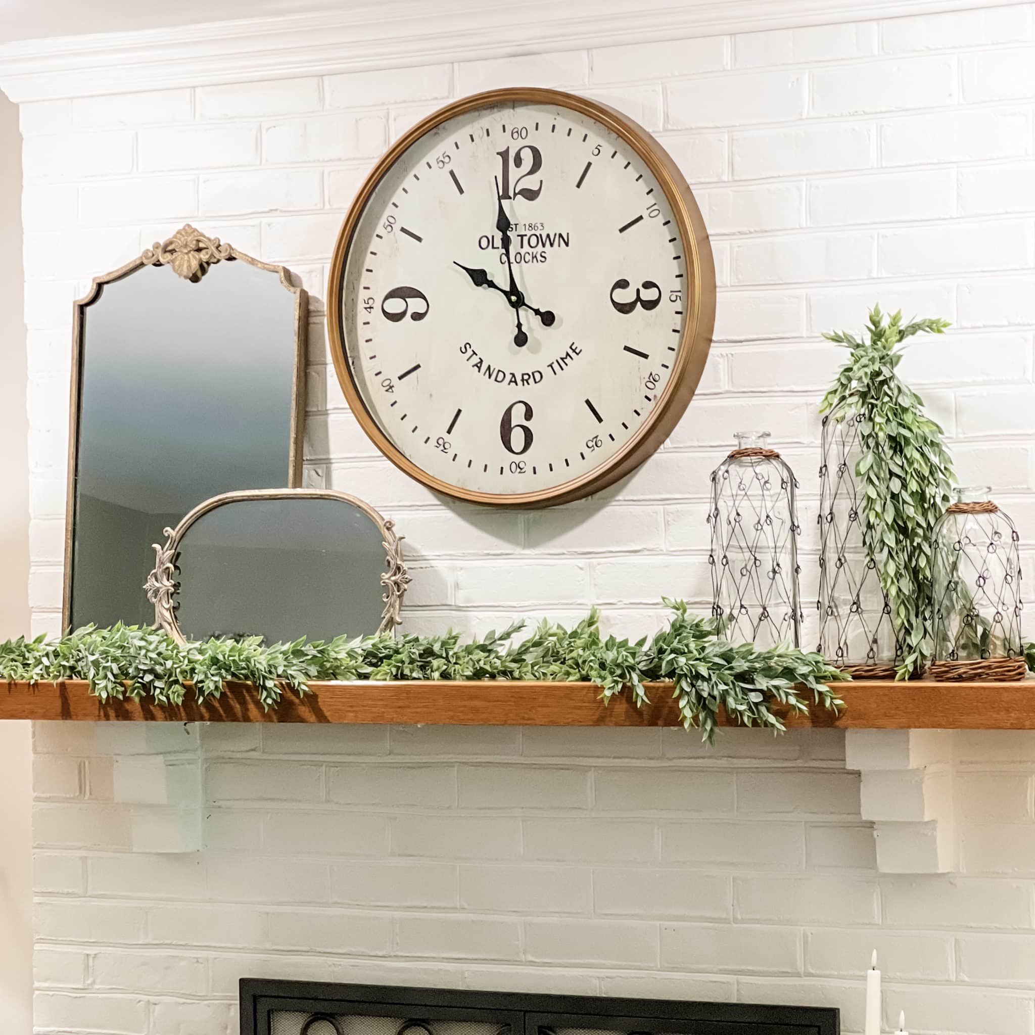 Old World Vintage Station Clock - Image 3