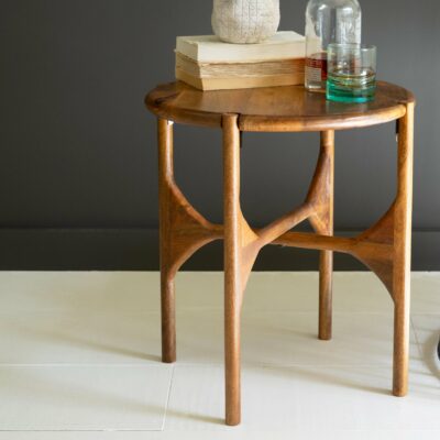 kaui mango accent end table farmhouse accent table