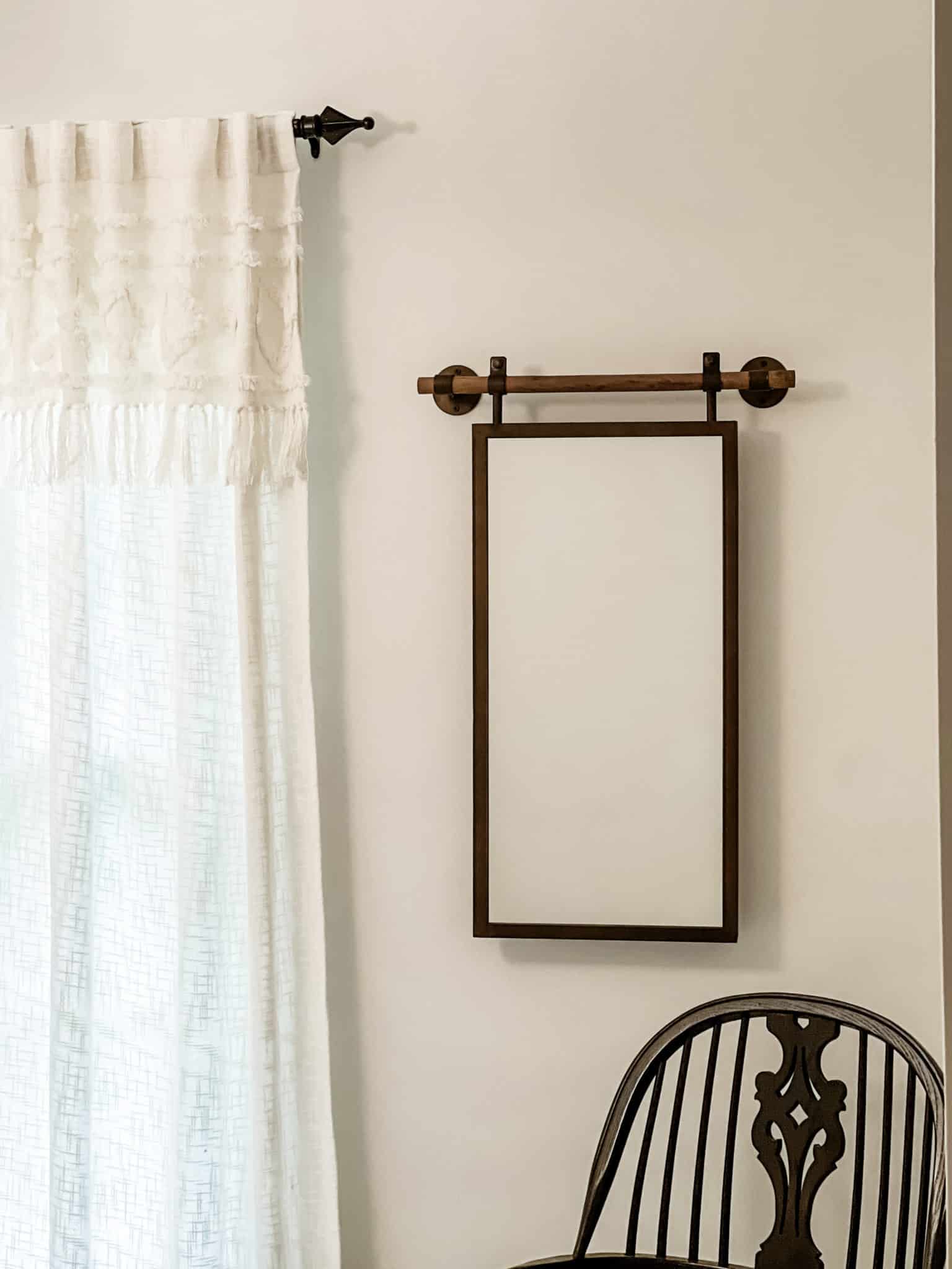 Kanani Mirror w/ Wooden Dowel Hanger - Image 4