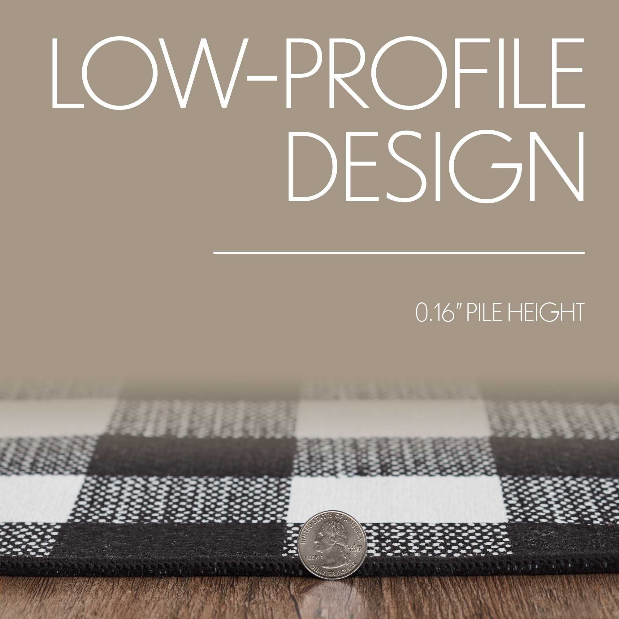 Annie Buffalo Check Black Indoor/Outdoor Rug - Image 2