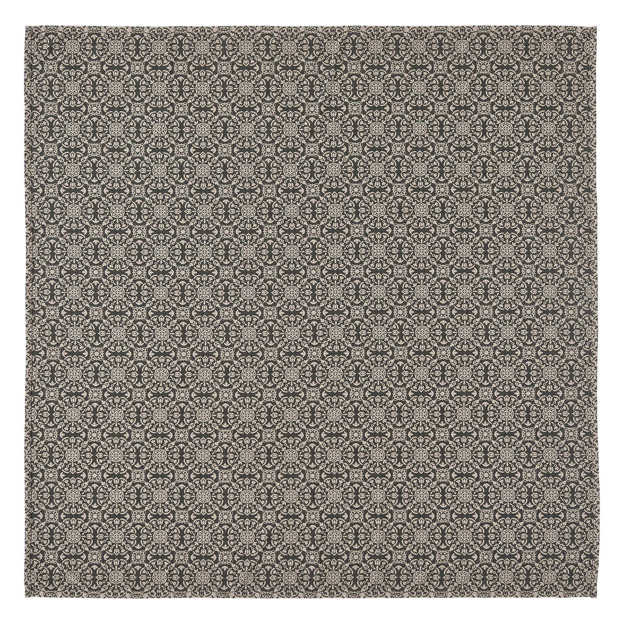 Custom House Black Tan Jacquard Coverlets - Image 5