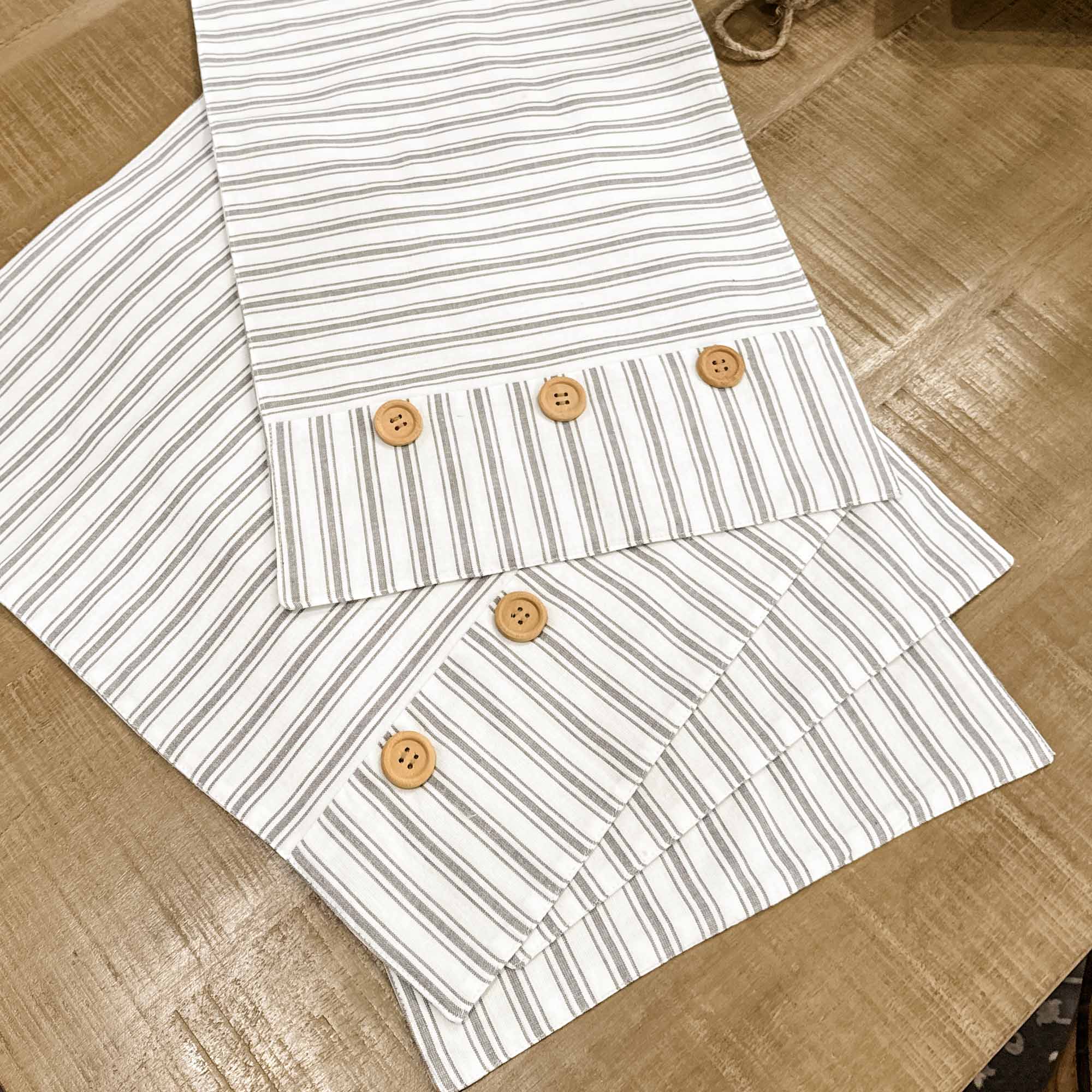 Timeless Ticking Gray Placemat, Set/4 - Image 2