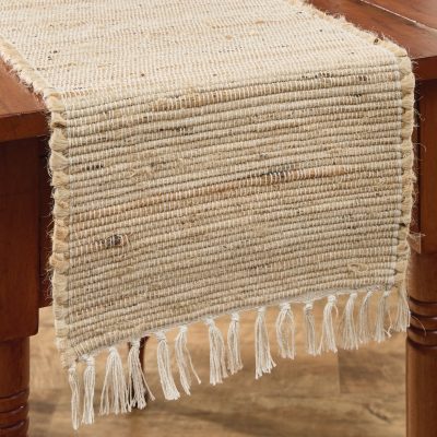 Wheat Fields Jute Table Runner - 54"