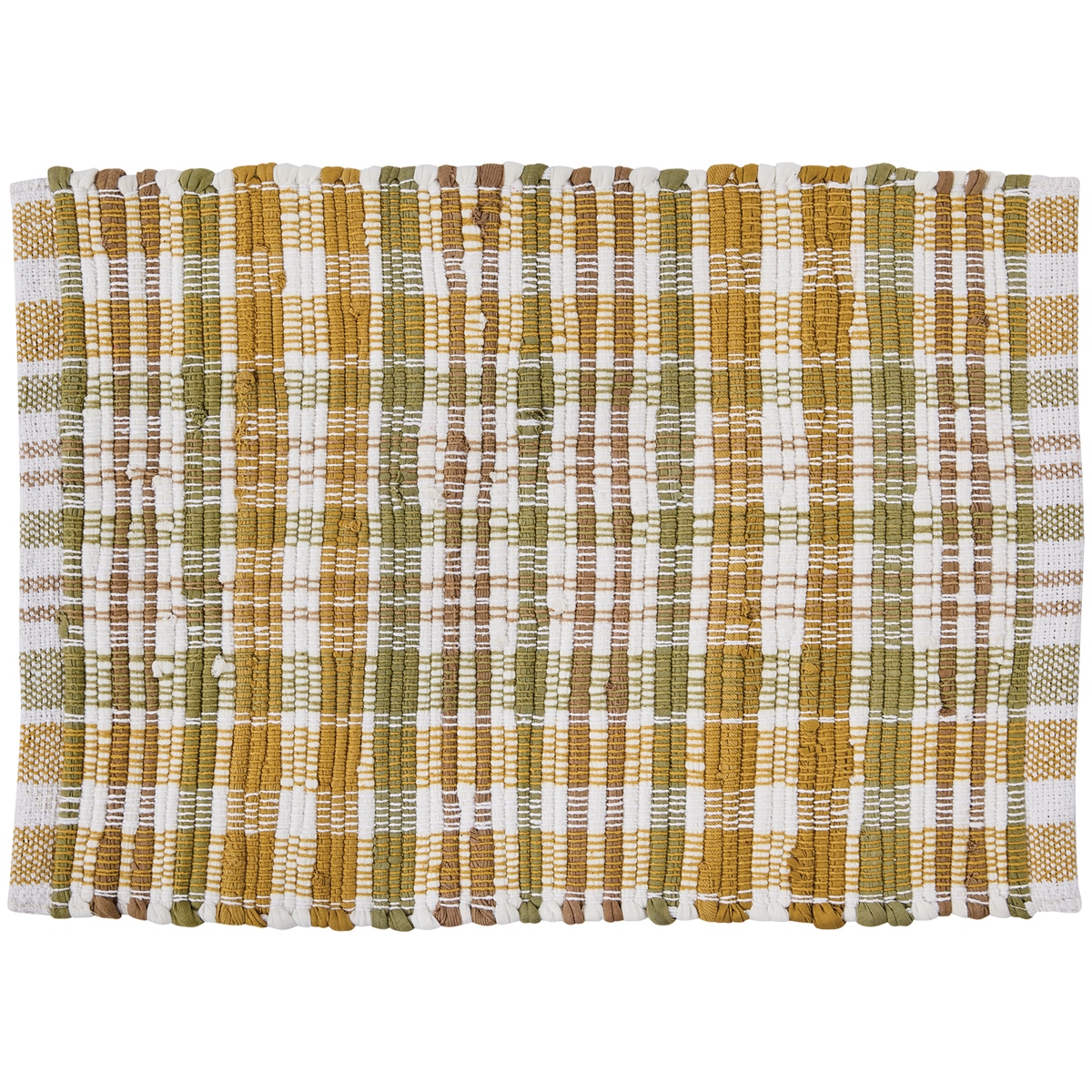 Farmstead Plaid Chindi Placemats, Set/4 - Image 3