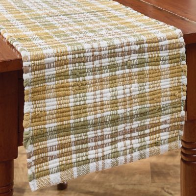 Farmstead Plaid Chindi Table Runner - 54"