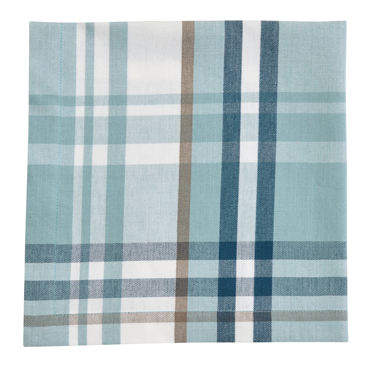 Driftwood Plaid Napkins, Set/4 - Image 2
