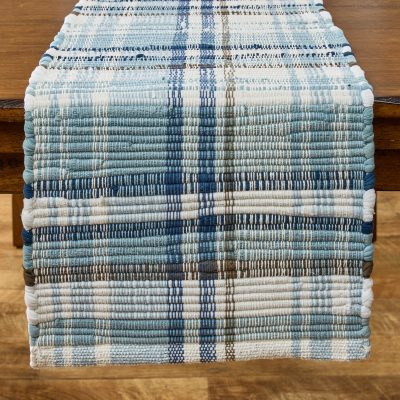 Driftwood Plaid Chindi Table Runner - 54"