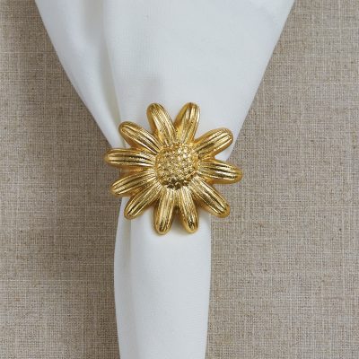 Daisy Napkin Ring, Set/4