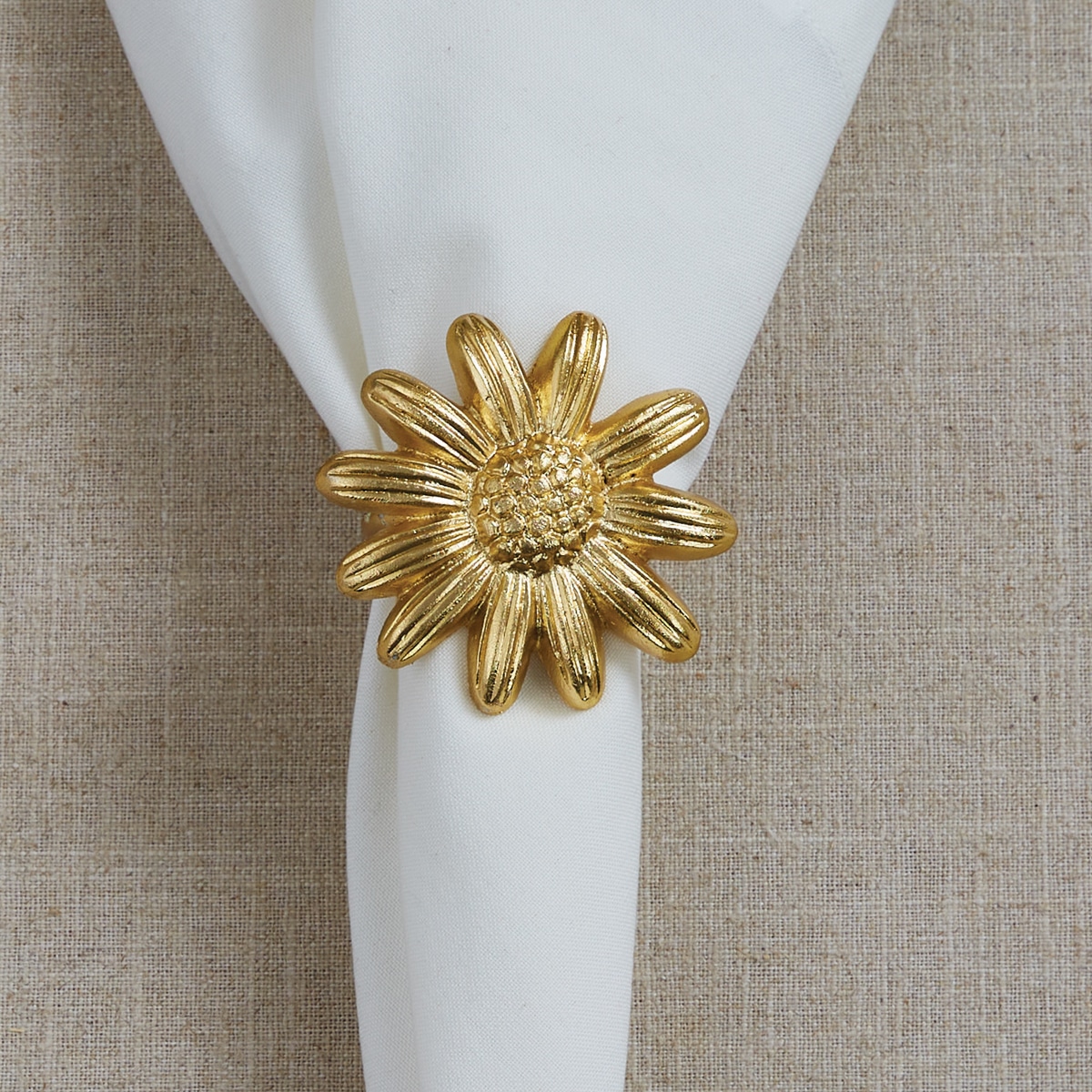 Daisy Napkin Ring, Set/4