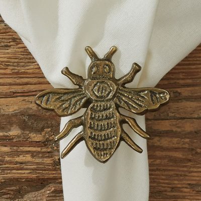 Bee Napkin Ring, Set/4