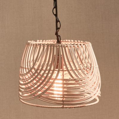 Woven Rattan Pendant