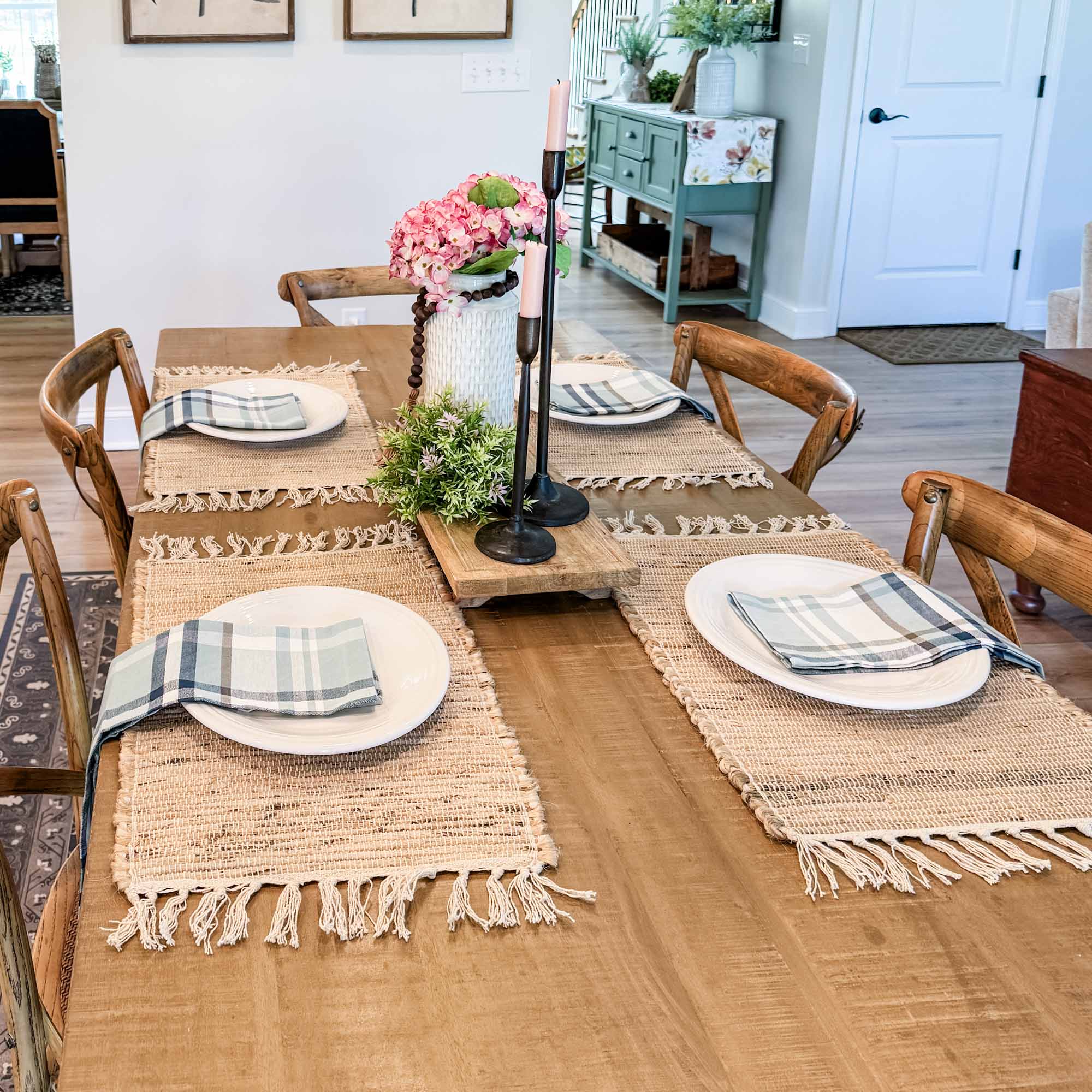 Wheat Fields Jute Placemats, Set/4 - Image 9