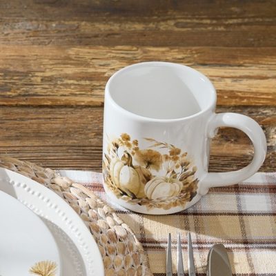 Autumn Harvest Mugs, Set/4