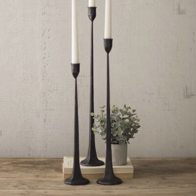 The Blacksmith's Candle Holders, Set/3 Assorted