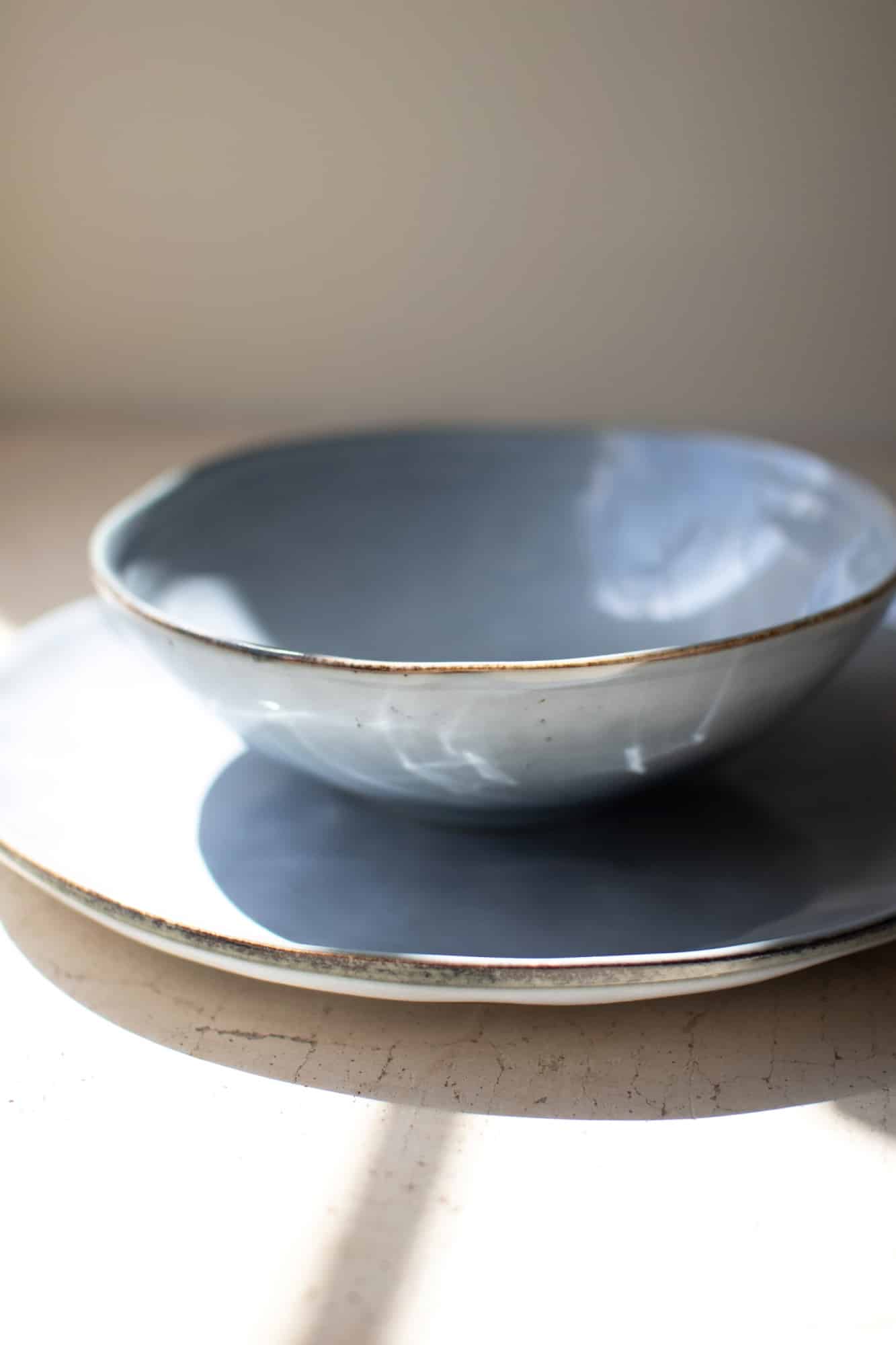 Farmhouse Simplicity Cloud Plate & Bowl Set, Set/24 - Image 4