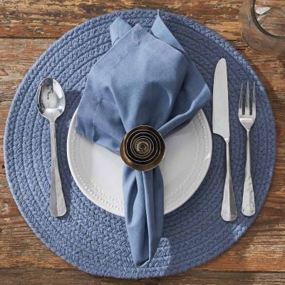 Elements Marine Blue Napkins, Set/4