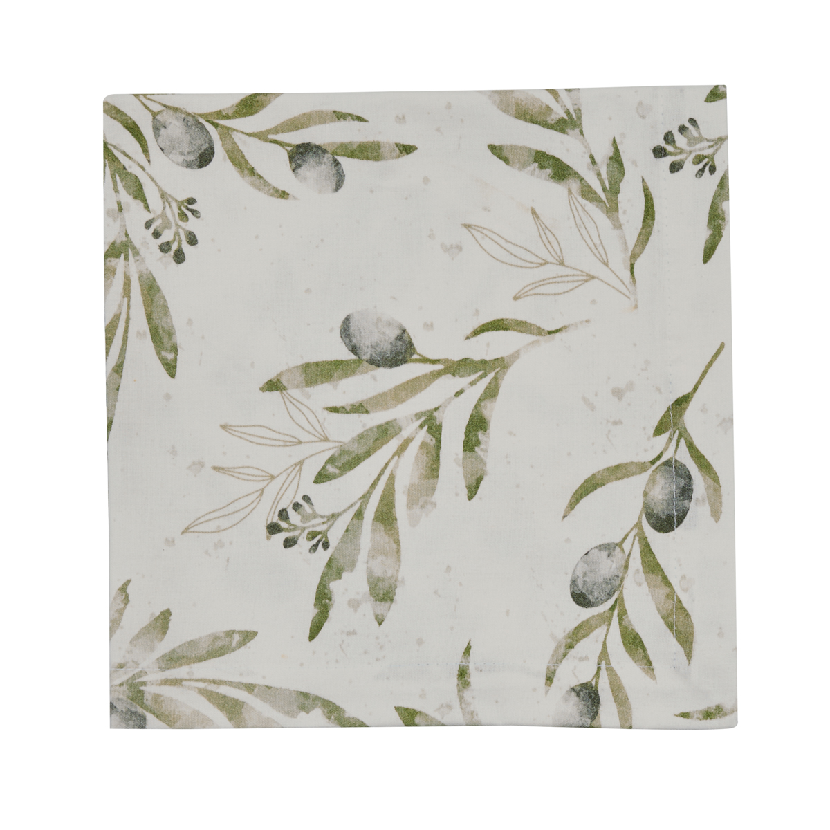 Olive Leaves Napkins, Set/4 - Image 3