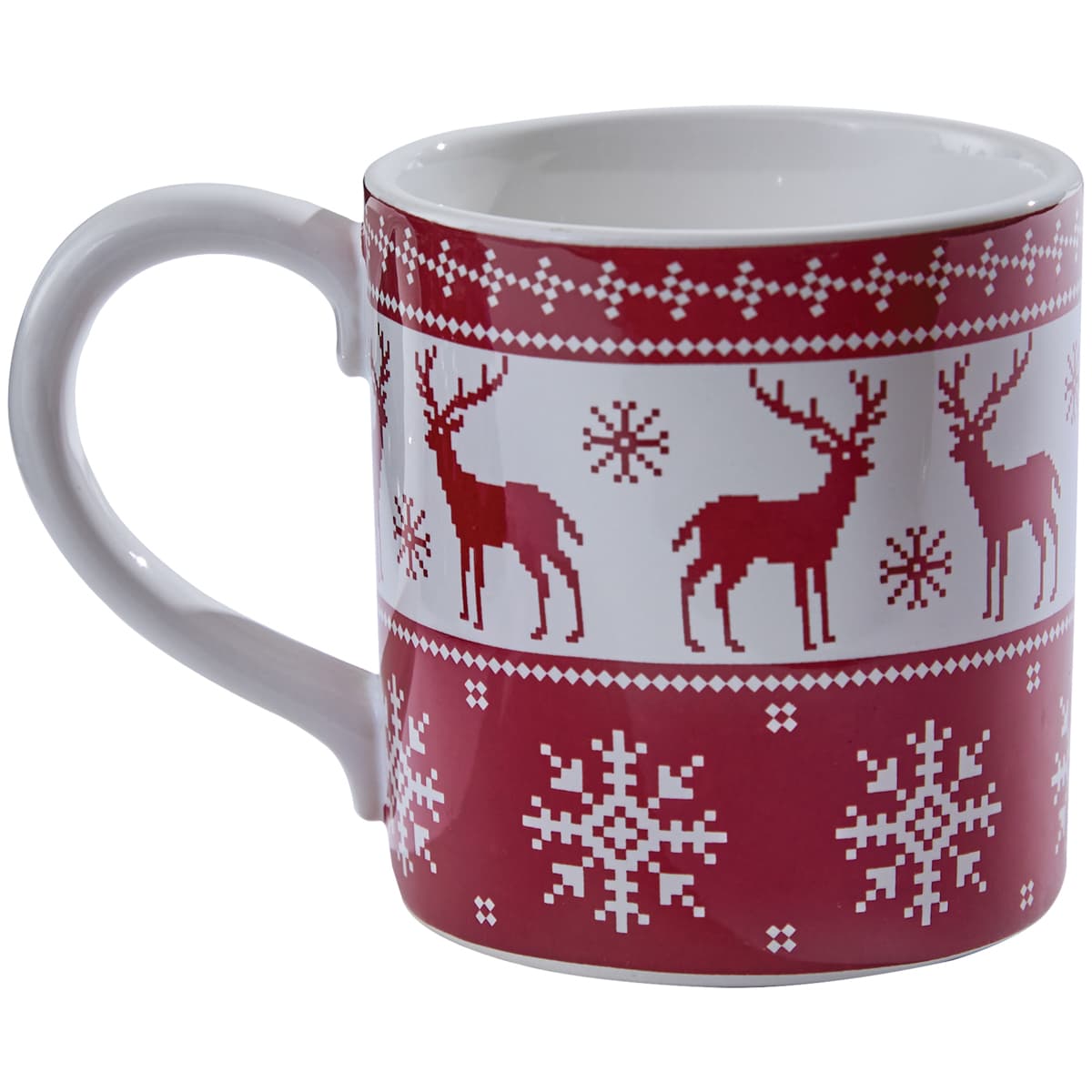 Holiday Fairisle Mugs, Set/4 - Image 4