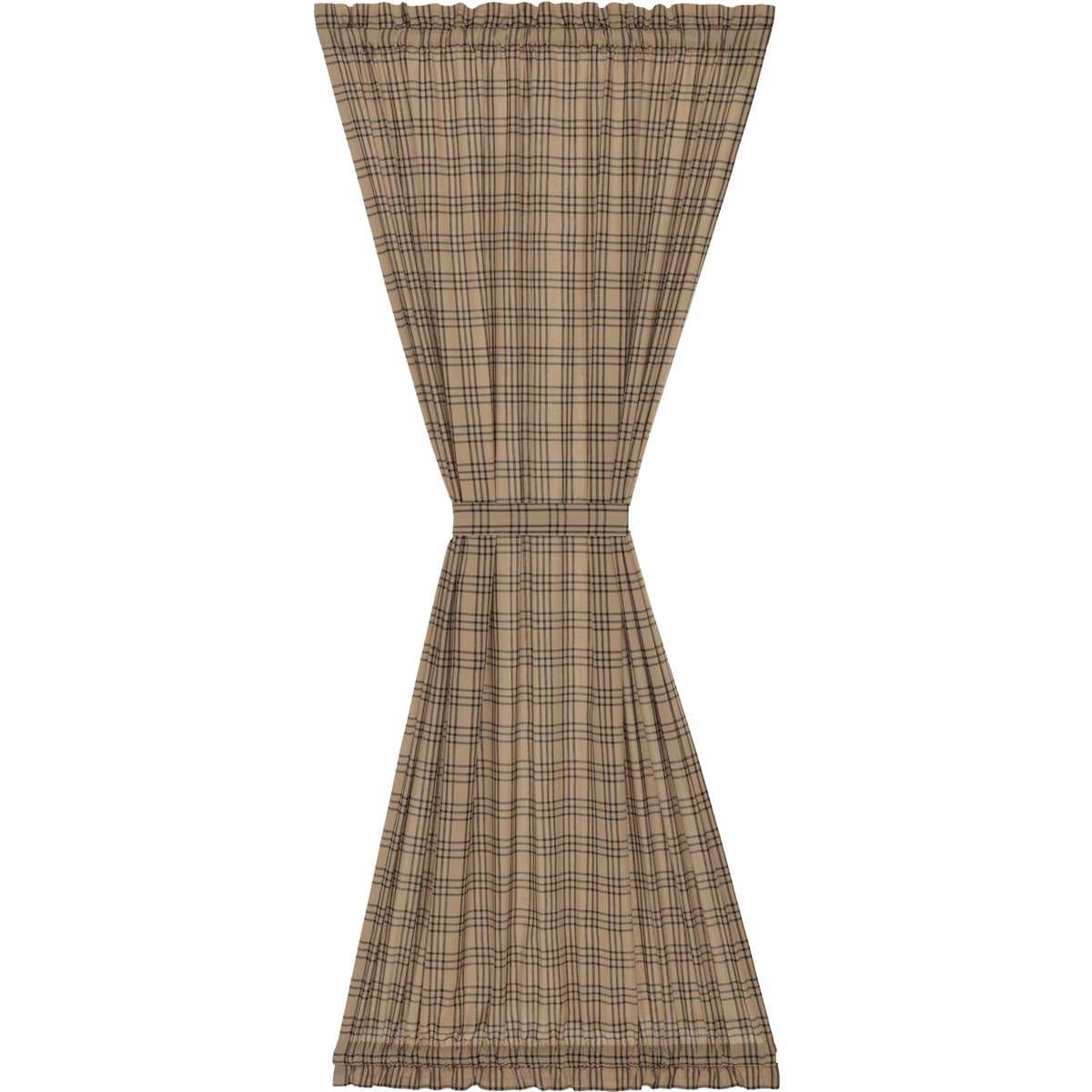 Sawyer Mill Charcoal Plaid Door Panel - Image 7