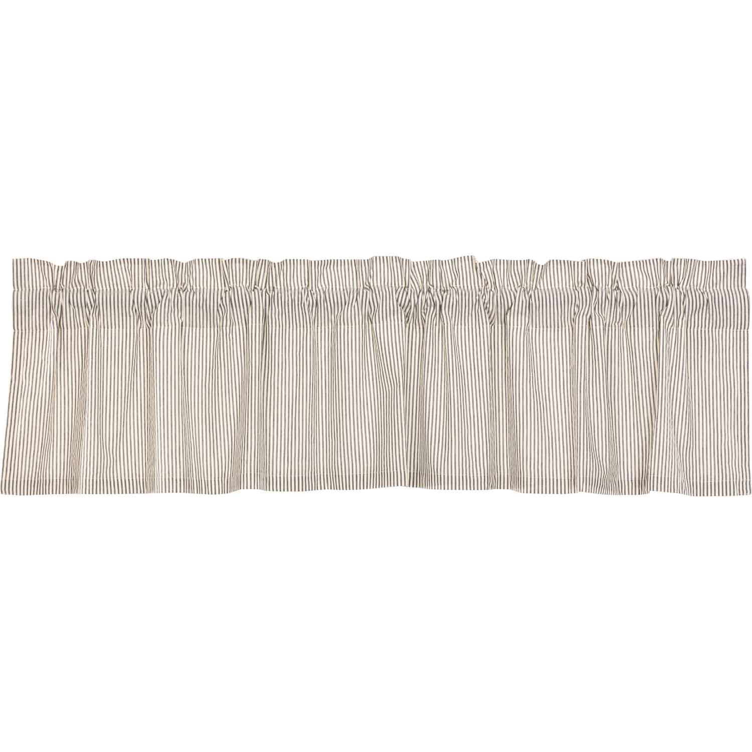 Hatteras Blue Ticking Stripe Valance - Image 6