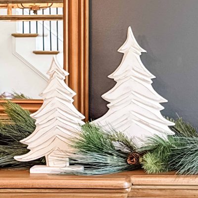 Carved Pine Trees, Set/2